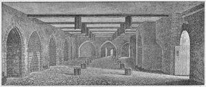 Interior of the Crypt Called the Powder Plot Cellar Beneath the Old Palace of Westminster