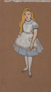 Alice (costume design for Alice-in-Wonderland, 1915)