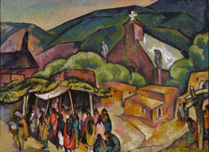Feast Day: San Juan Pueblo by William Penhallow Henderson