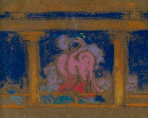 Study for Scene in the Daughter of Heaven, Santa Fe, 1915