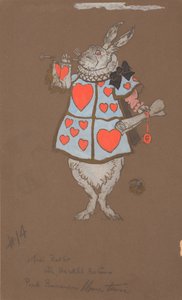 White Rabbit with Herald