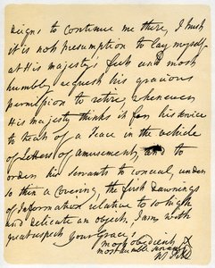 Letter from William Pitt to the Duke of Newcastle, Hayes, 23rd October 1759