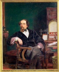 Charles Dickens, English novelist by William Powell Frith