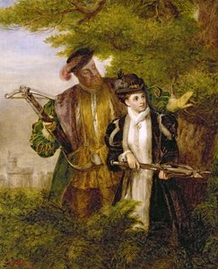 King Henry and Anne Boleyn Deer Shooting in Windsor Forest, 1903 by William Powell Frith