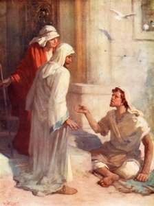 At the Gate Beautiful, Acts iii, 2 by William Pratt
