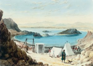 Aden Harbour by William Prinsep