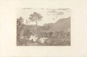 Hornby Castle from Tatham Church by William Radclyffe