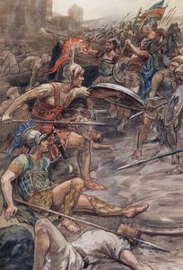 Epaminondas defending Pelopidas by William Rainey