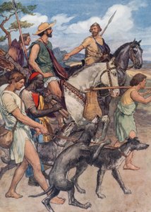 Pelopidas setting out for Thebes by William Rainey