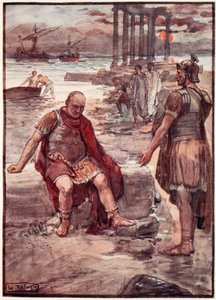 The exiled Marius amidst the ruins of Carthage, illustration from 
