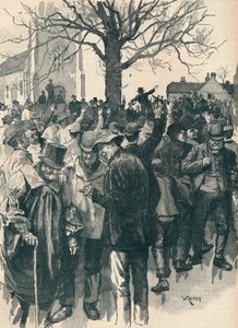 Warwickshire Farm Labourers Strike: Meeting at Whitnash, 1872-1906 by William Rainey