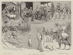His First Pig Hunt by William Ralston