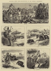 Sketches from India, Hog-Hunting in the Bombay Presidency