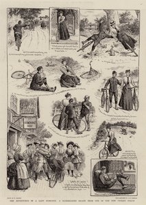 The Adventures of a Lady Scorcher, A Hairbreadth Escape from one of the New Cyclist Police