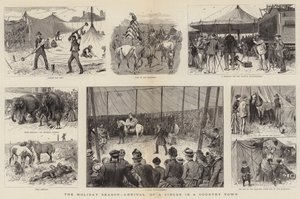 The Holiday Season, Arrival of a Circus in a Country Town