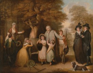 The Benevolent Heir or the Tenant Restored to His Family by William Redmore Bigg