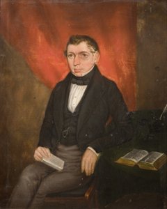 Portrait of a Man Seated by William Robert Hill