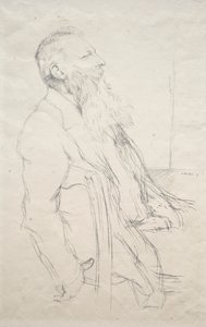Auguste Rodin by William Rothenstein