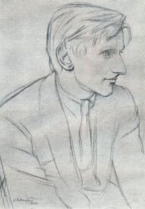 Edmund Charles Blunden by William Rothenstein