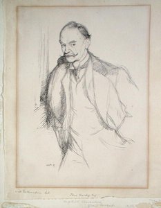 Portrait of Thomas Hardy (1840-1928)