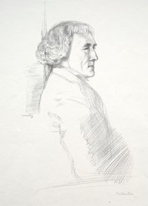 Sir Henry Irving, 1898 by William Rothenstein