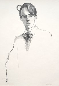 William Butler Yeats by William Rothenstein