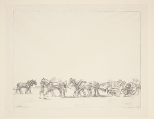 Sowing with the Help of Draft Horses