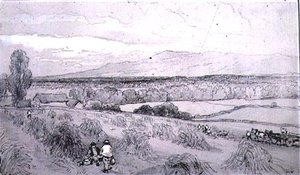Harvest Scene by William Roxby Beverly