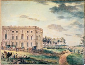 A View of the Capitol of Washington Before It Was Burnt Down by the British, c.1800 by William Russell Birch