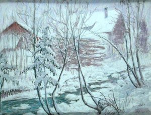 Chalets in the Snow