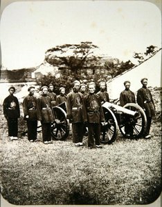 Chinese soldiers, c.1875