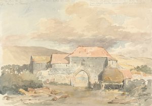 Priory At Dover by William Sawrey Gilpin