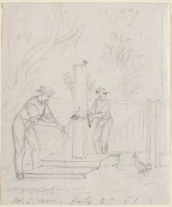 At the Pump, 1861
