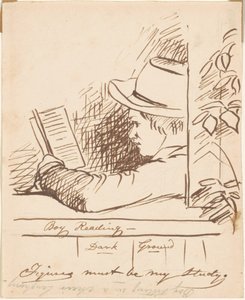 Boy Reading by William Sidney Mount
