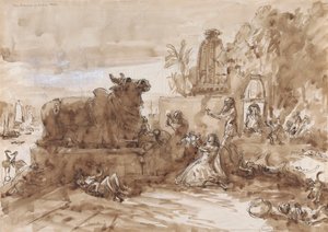 Famine in India by William Simpson