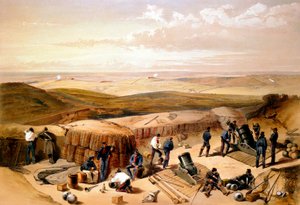 The New Works at the Siege of Sebastopol, Crimean War by William Crimea Simpson