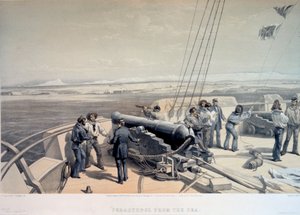 View of Sevastopol from the Sea by William Simpson