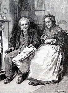 An elderly couple by William Small