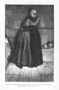 Hetty Sorrel, Sentenced to Death for Infanticide, Comforted in Prison by Her Methodist Preacher Cousin, Dinah Morris by William Small