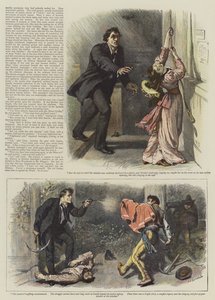 Illustration for An Episode of West Woodlands, by Bret Harte by William Small