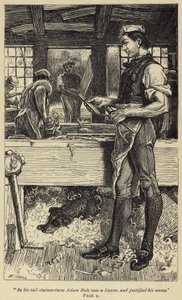 In His Tall Stalwartness Adam Bede Was a Saxon, and Justified His Name by William Small