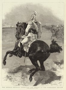 The German Emperor Inspecting the Troops at the Wimbledon Review