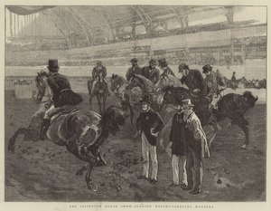 The Islington Horse Show, Judging Weight-Carrying Hunters by William Small