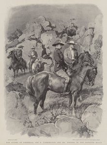 The Rising in Rhodesia, Sir F Carrington and Mr Rhodes in the Matoppo Hills