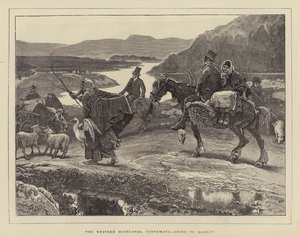 The Western Highlands, Connemara, going to Market