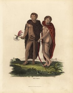 Albino African man and woman by William Smellie