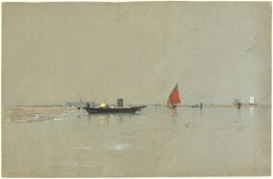 A Venetian Lagoon by William Stanley Haseltine