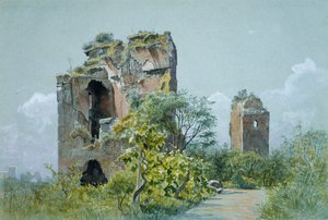 Baths of Trajan Sette Sale, Villa Brancaccio, Rome by William Stanley Haseltine