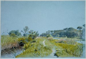 Castel Fusano—Near Rome by William Stanley Haseltine
