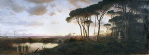 Castle of Ostia Seen from the Pine Forest of Castel Fusano, 1881